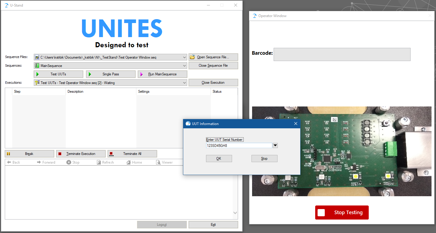 TestStand Software Products UNITES Systems a.s.